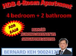 Blk 738 Jurong West Street 75 (Jurong West), HDB 4 Rooms #129625942